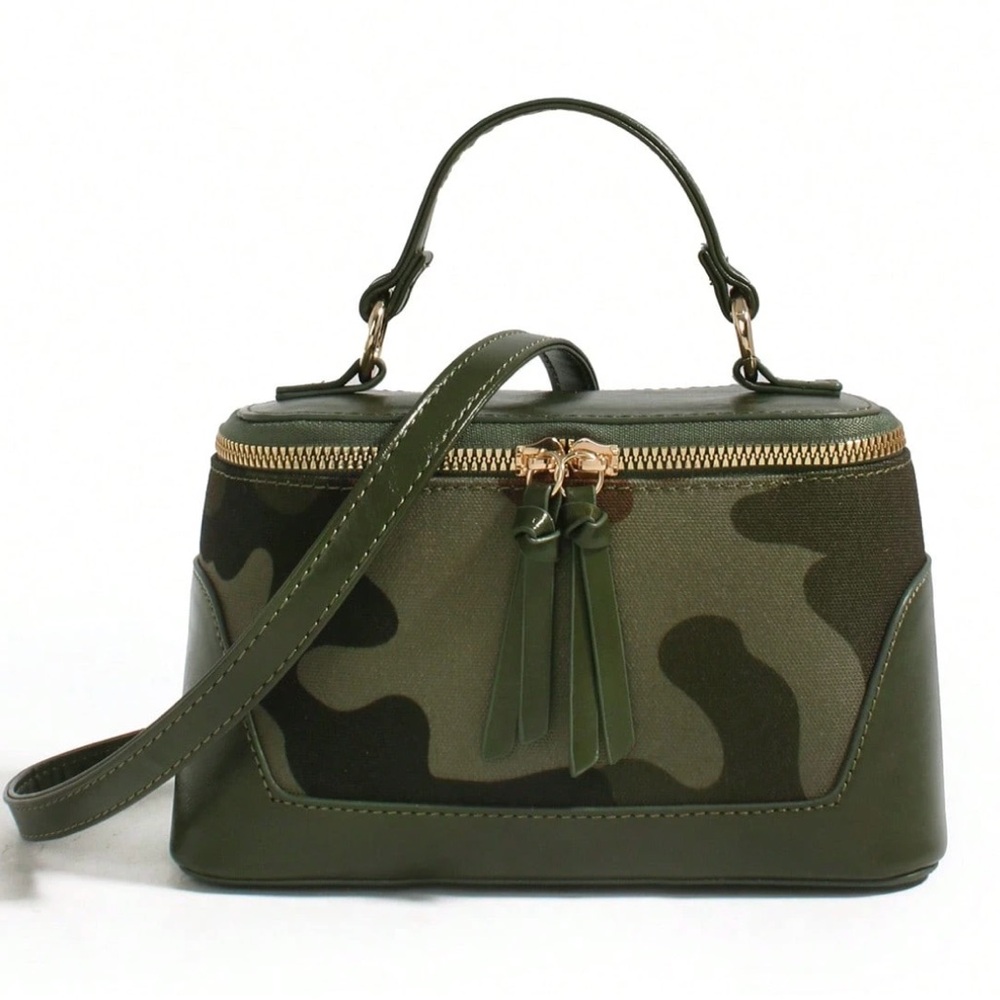 🆕 Camouflage Crossbody Bucket Bag